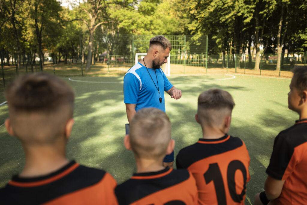 Safe soccer training for kids