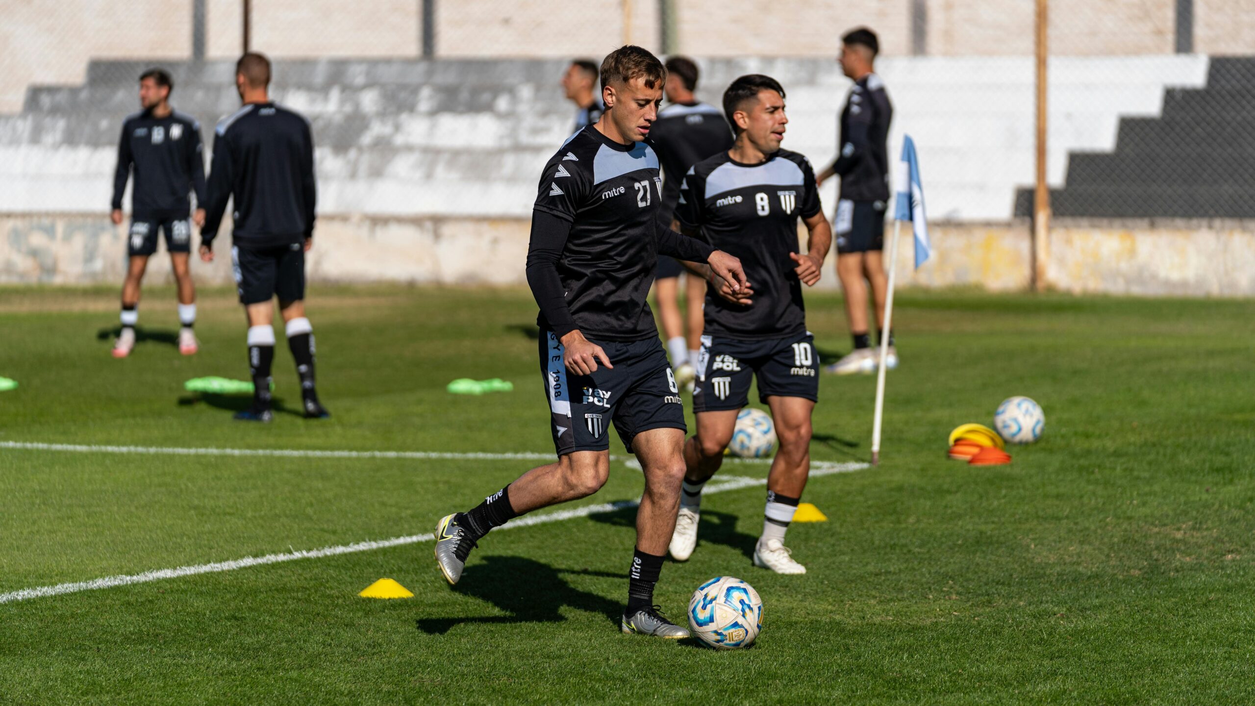 Cool-down routines after soccer training